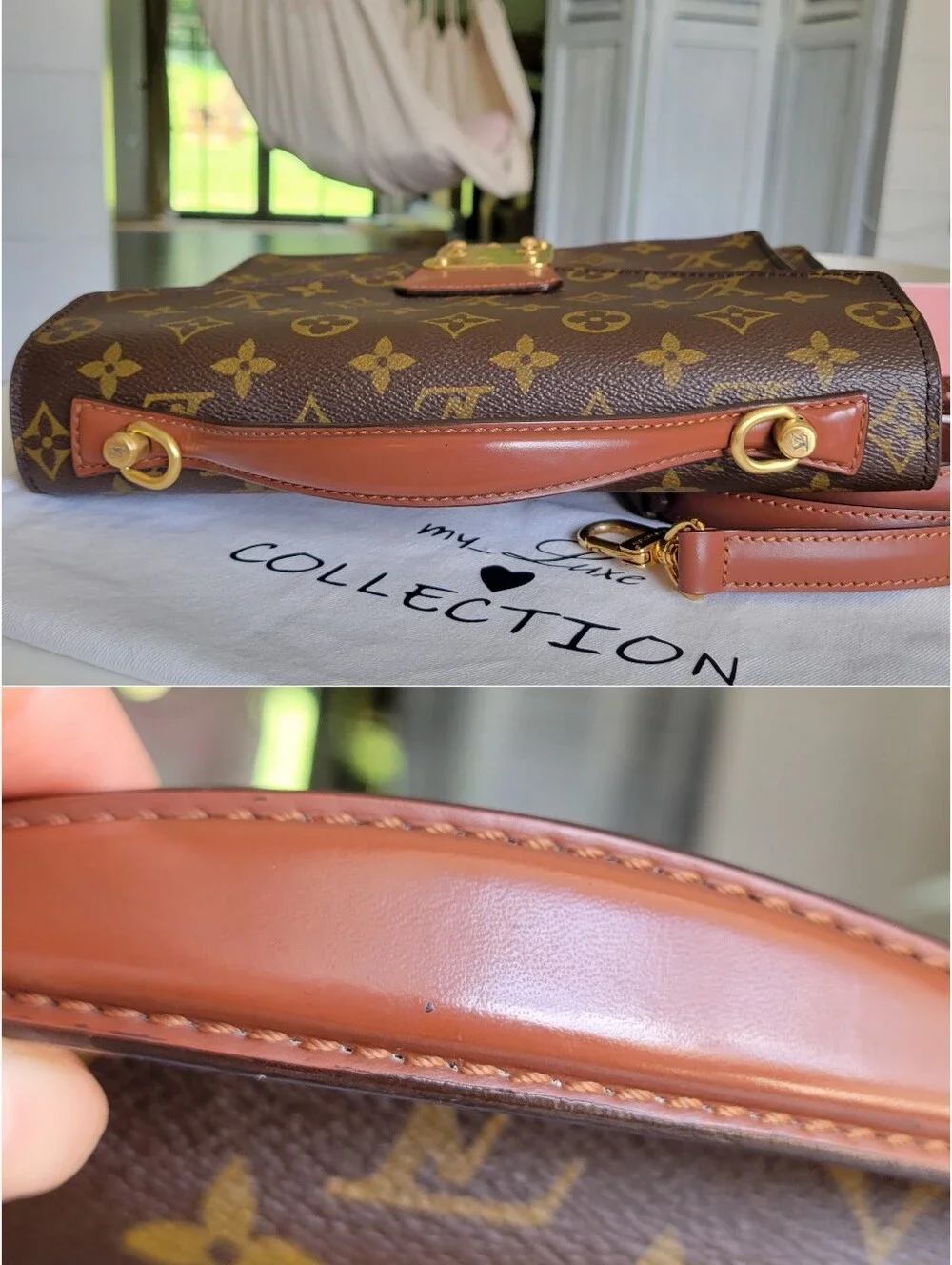 BEAUTIFUL💕 Louis Vuitton Crossbody Shoulder Bag Monogram - Monceau 26